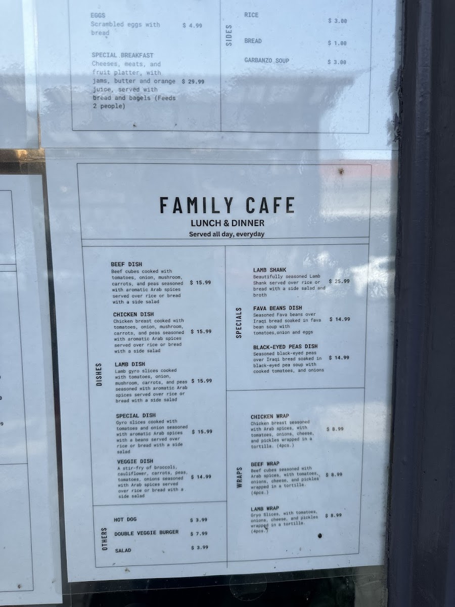 Menu Family Café-7