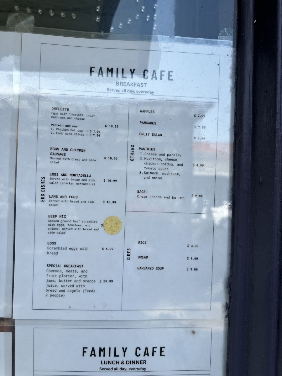 Menu Family Café-9
